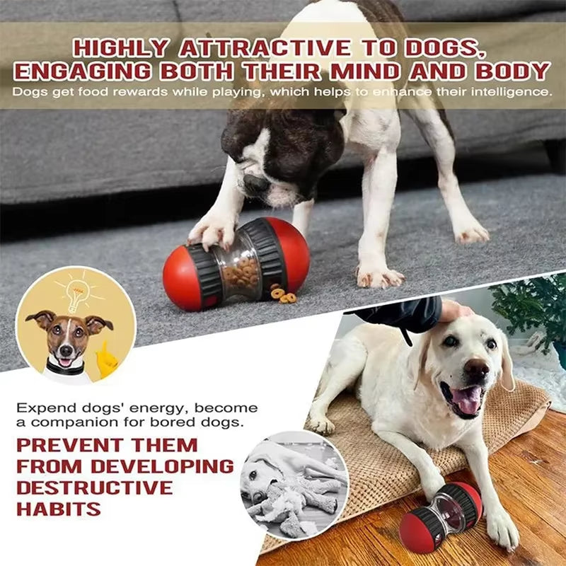 Interactive Food Dispensing Ball Toy for Dogs - Intelligence Training