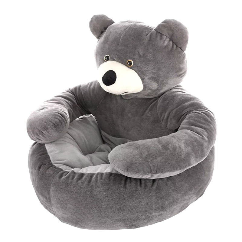 Super Soft Bear Hug Pet Bed - Plush Winter Cushion for Cats & Small Dogs